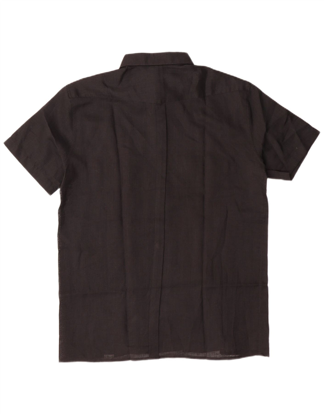 PLAY Camisa masculina transparente tamanho 16 41 poliéster preto grande