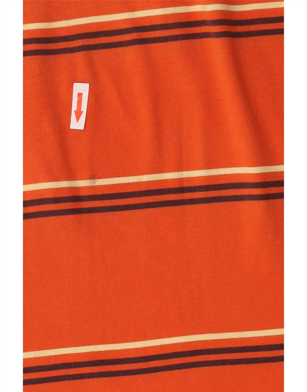 Camisa polo masculina Lotto grande listrada laranja