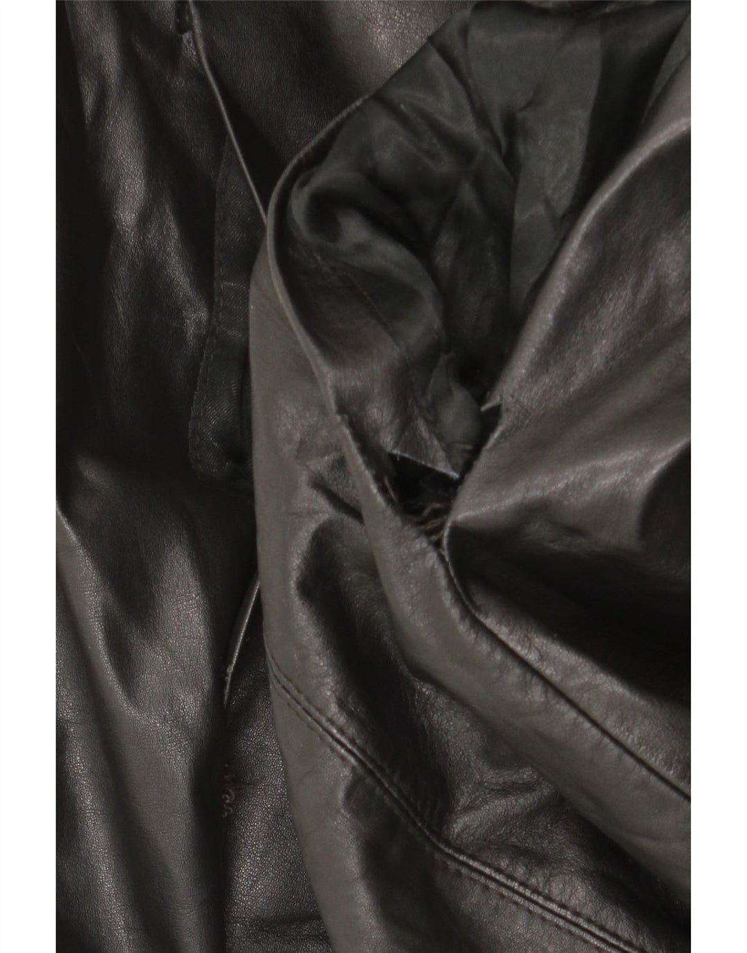 Casaco de couro feminino Klima UK 10 pequeno preto