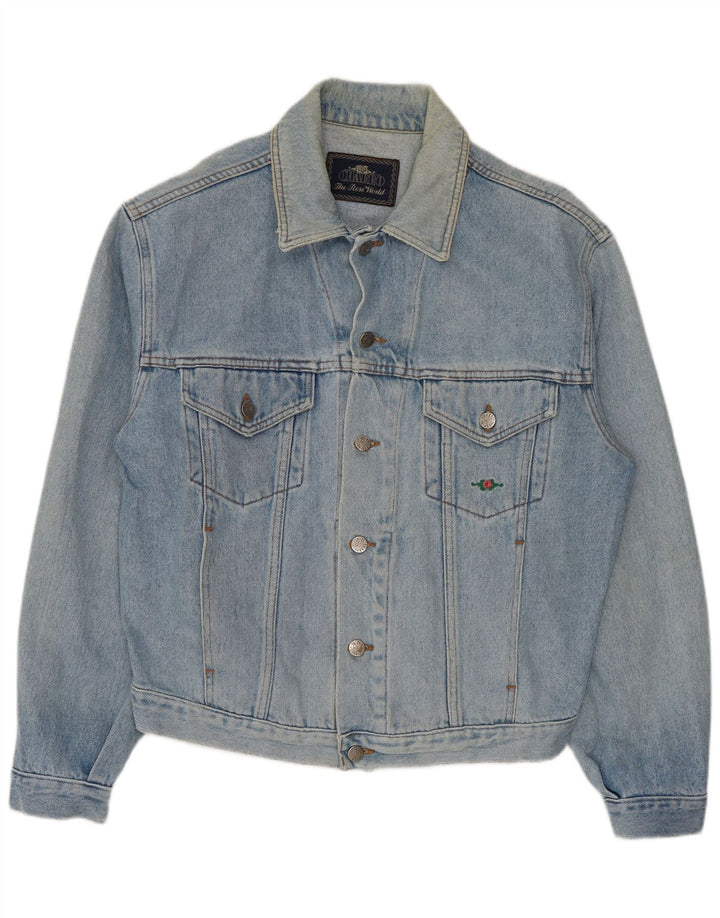 Jaqueta jeans masculina CHARRO UK 38 algodão azul médio