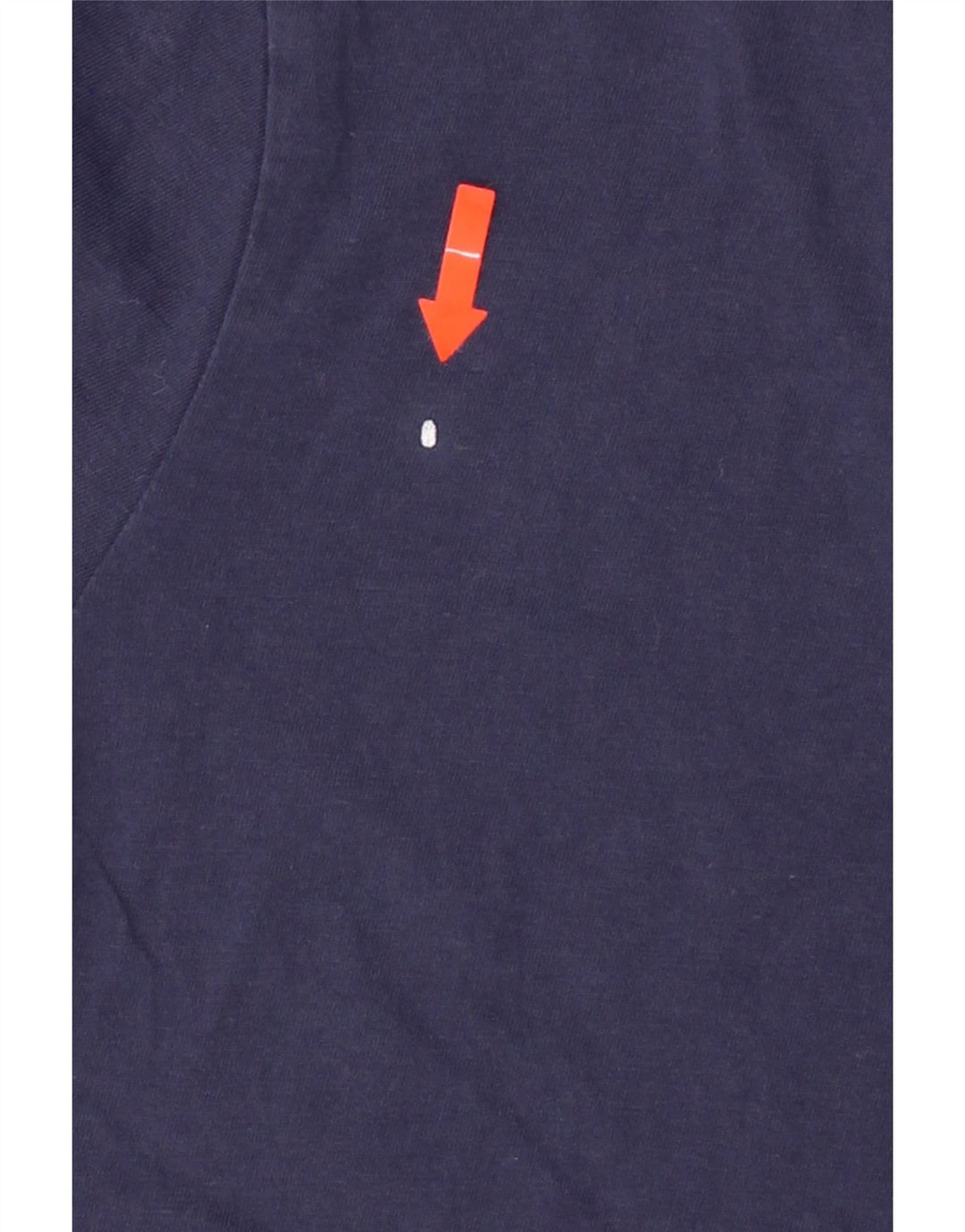 LEVI'S Womens T-Shirt Top UK 2 2XS Navy Blue Cotton Vintage Levi's and Second-Hand Levi's from Messina Hembry 