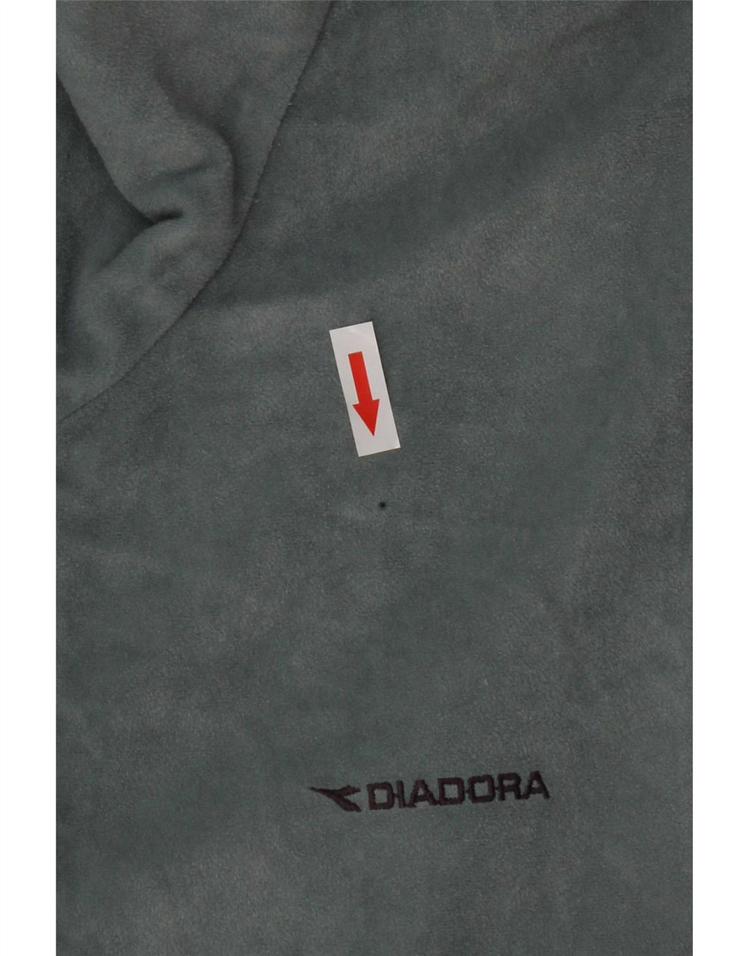 Diadora Mens Velour Tracksuit Top Jacket UK 44 2XL Azul Poliéster