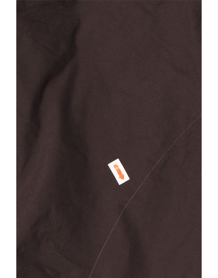 Jaqueta corta-vento feminina superdimensionada com capuz SUPERDRY UK 10 pequena marrom