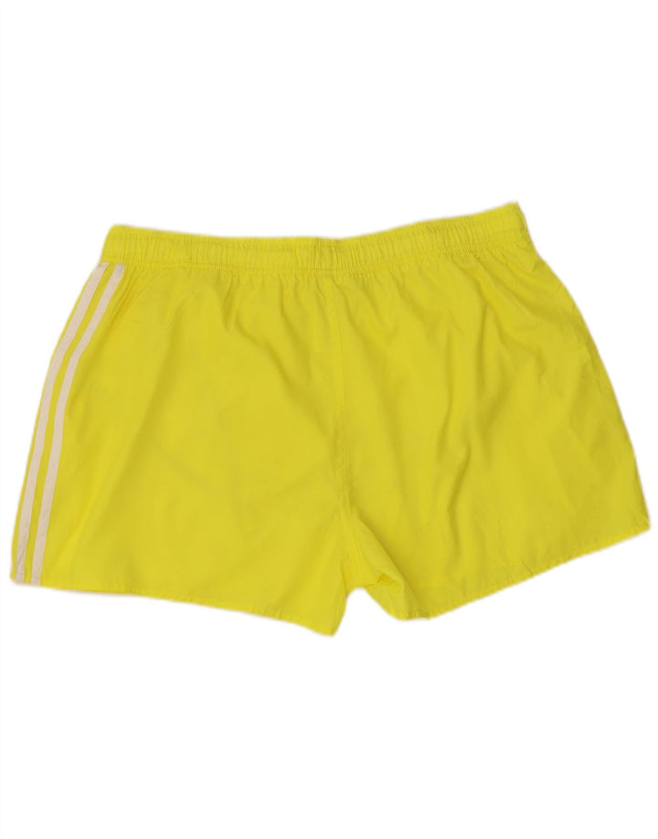 Shorts esportivos masculinos Adidas XL poliéster amarelo