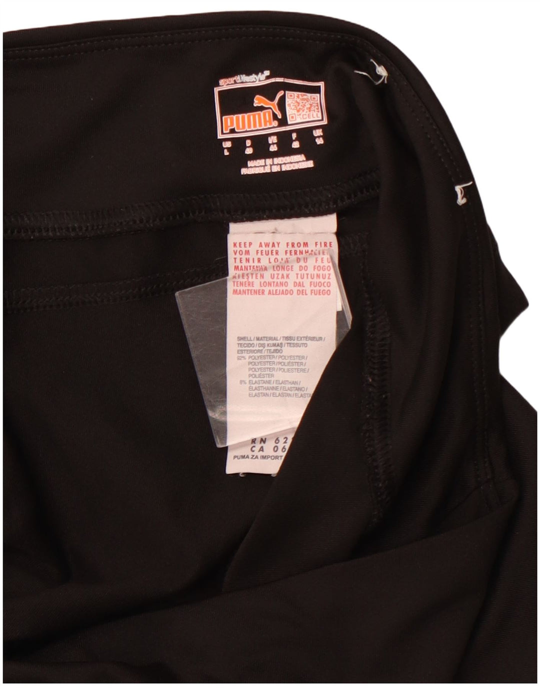 Leggings femininas PUMA UK 14 grandes poliéster preto