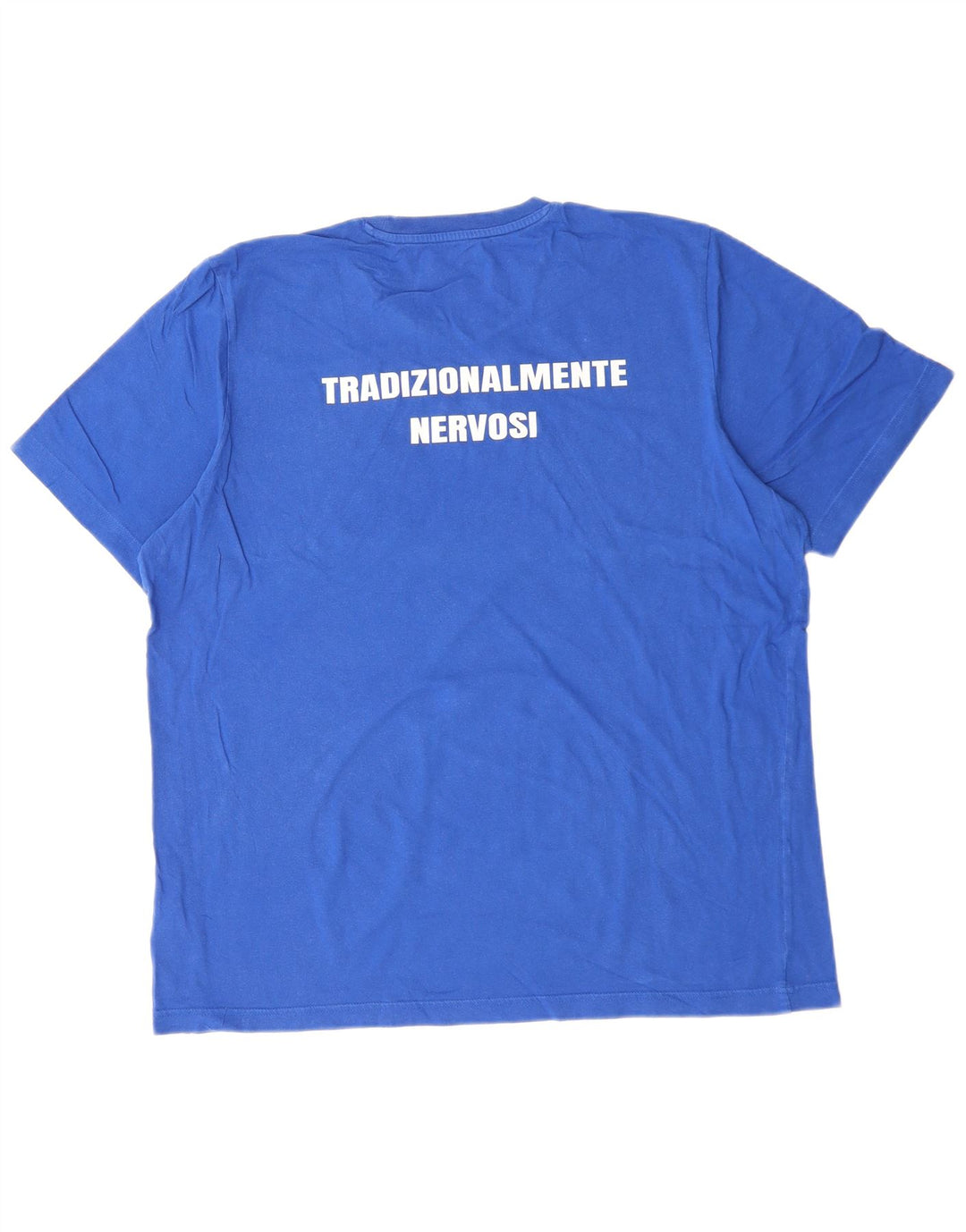 Adidas Camiseta Masculina Graphic Top Grande Algodão Azul