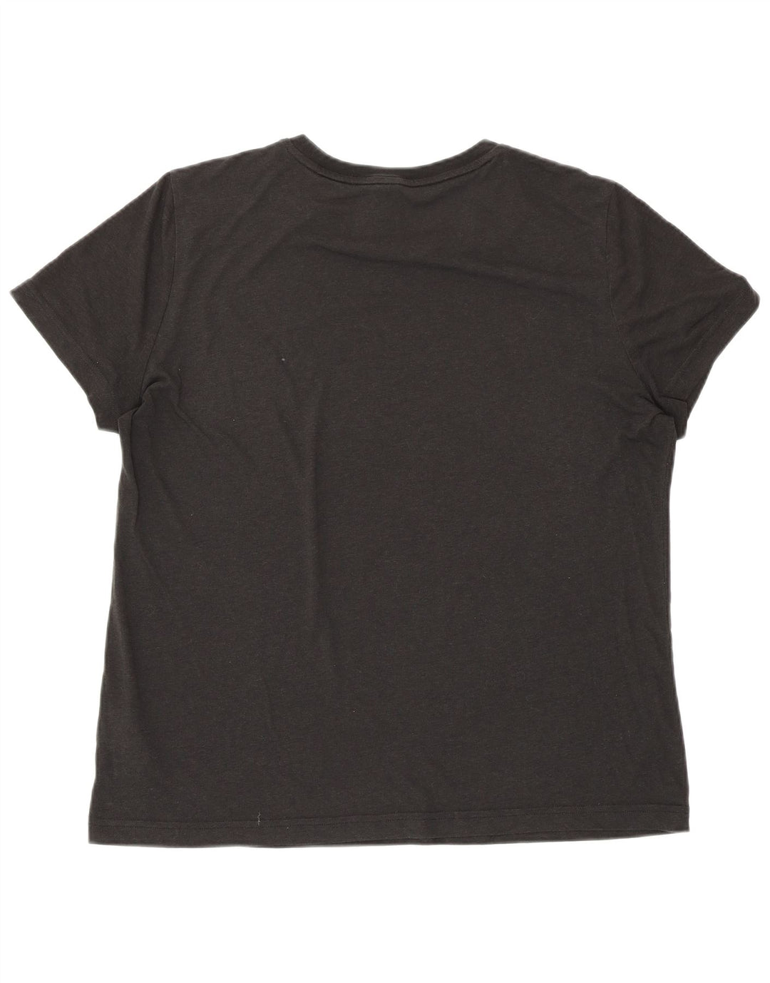 Camiseta feminina ADIDAS com estampa gráfica UK 20/22 XL algodão preto