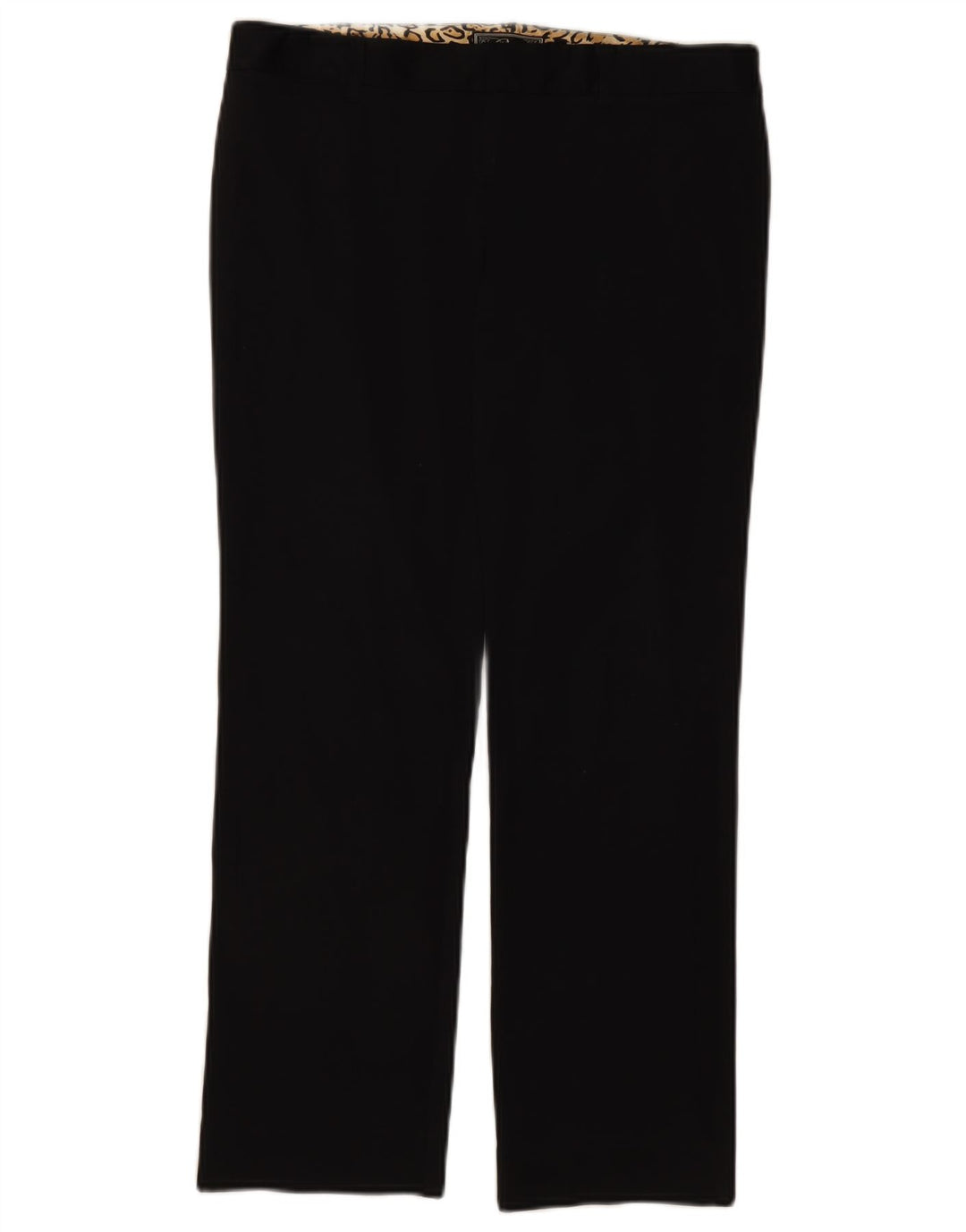 Calça feminina reta casual GUESS W32 L28 algodão preto