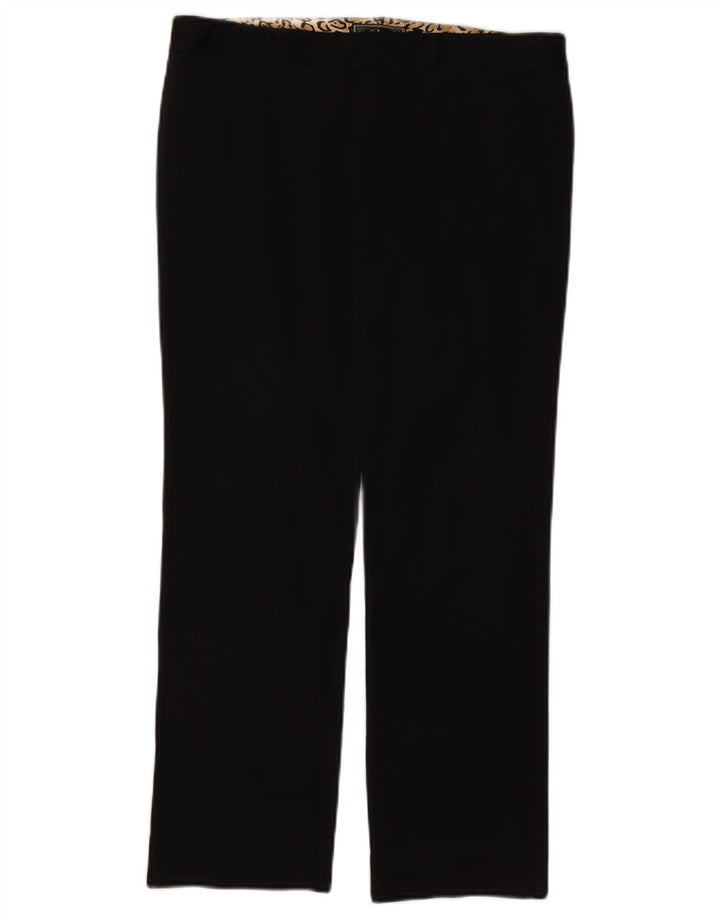 Calça feminina reta casual GUESS W32 L28 algodão preto