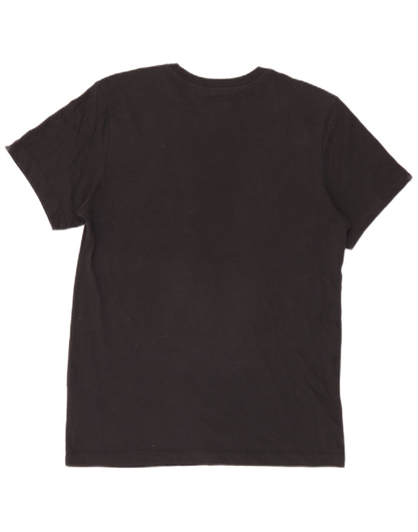 Jordan Mens Dri Fit Camiseta Top Médio Algodão Preto