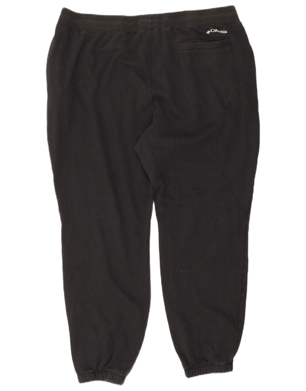 Calça de treino feminina Columbia Joggers UK 20 2XL algodão preto