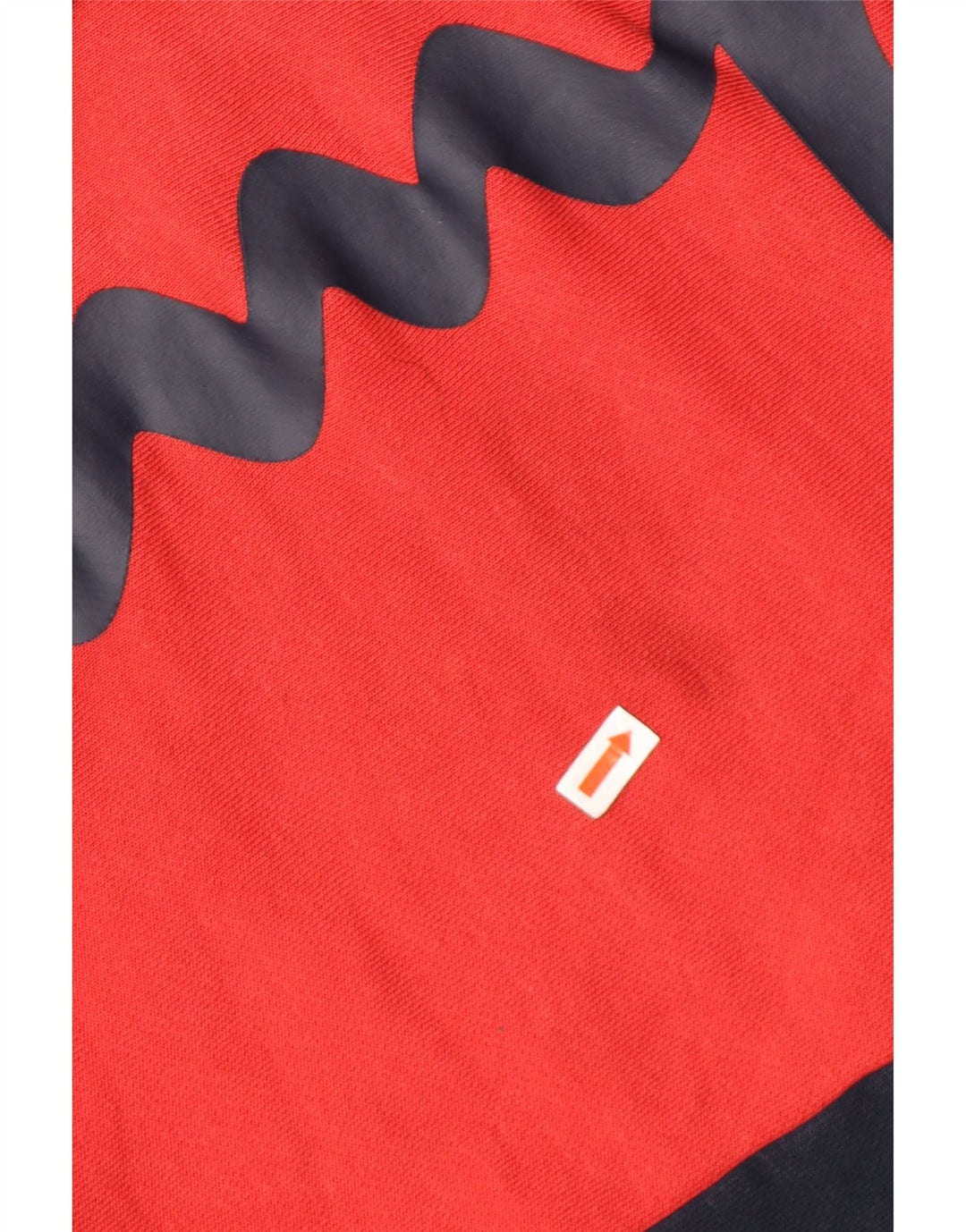 CHAMPION Suéter feminino com capuz gráfico Reino Unido 16 grande bloco colorido vermelho