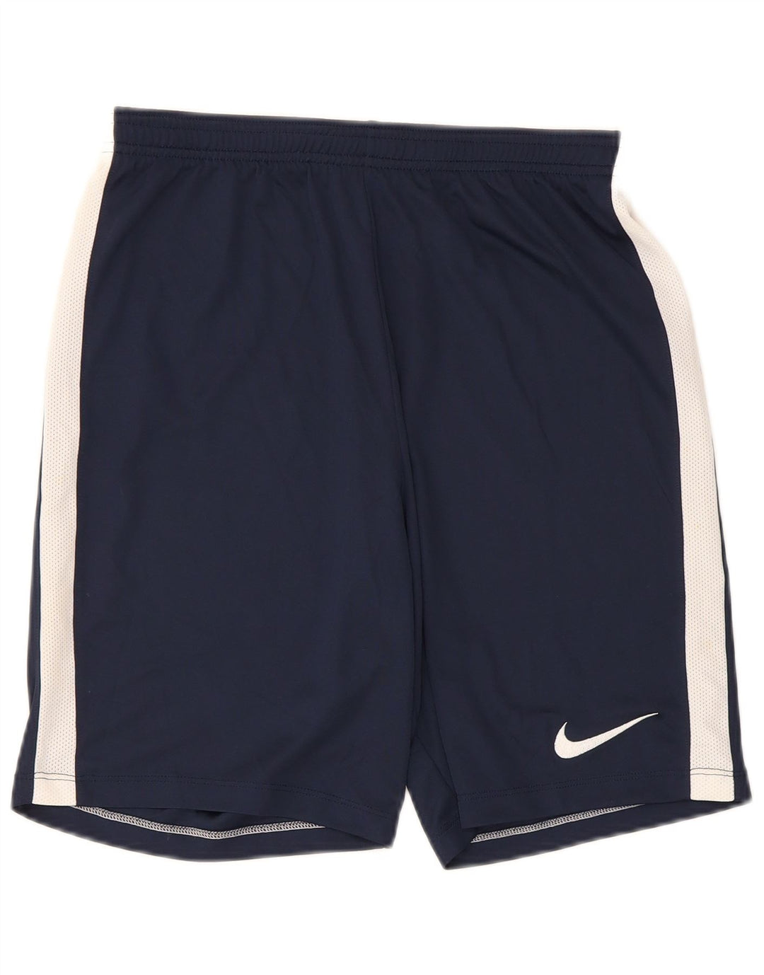 Shorts esportivos masculinos Nike Dri Fit médio azul marinho colorblock