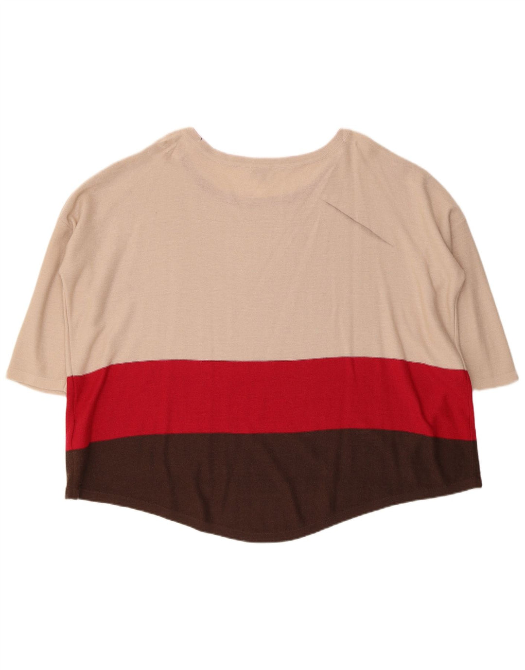 Suéter feminino PHASE EIGHT com gola canoa grande Reino Unido 12 bege médio