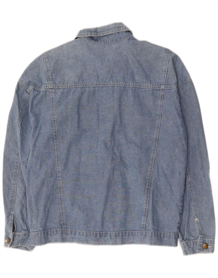 Jaqueta jeans feminina Casucci IT 42 algodão azul médio