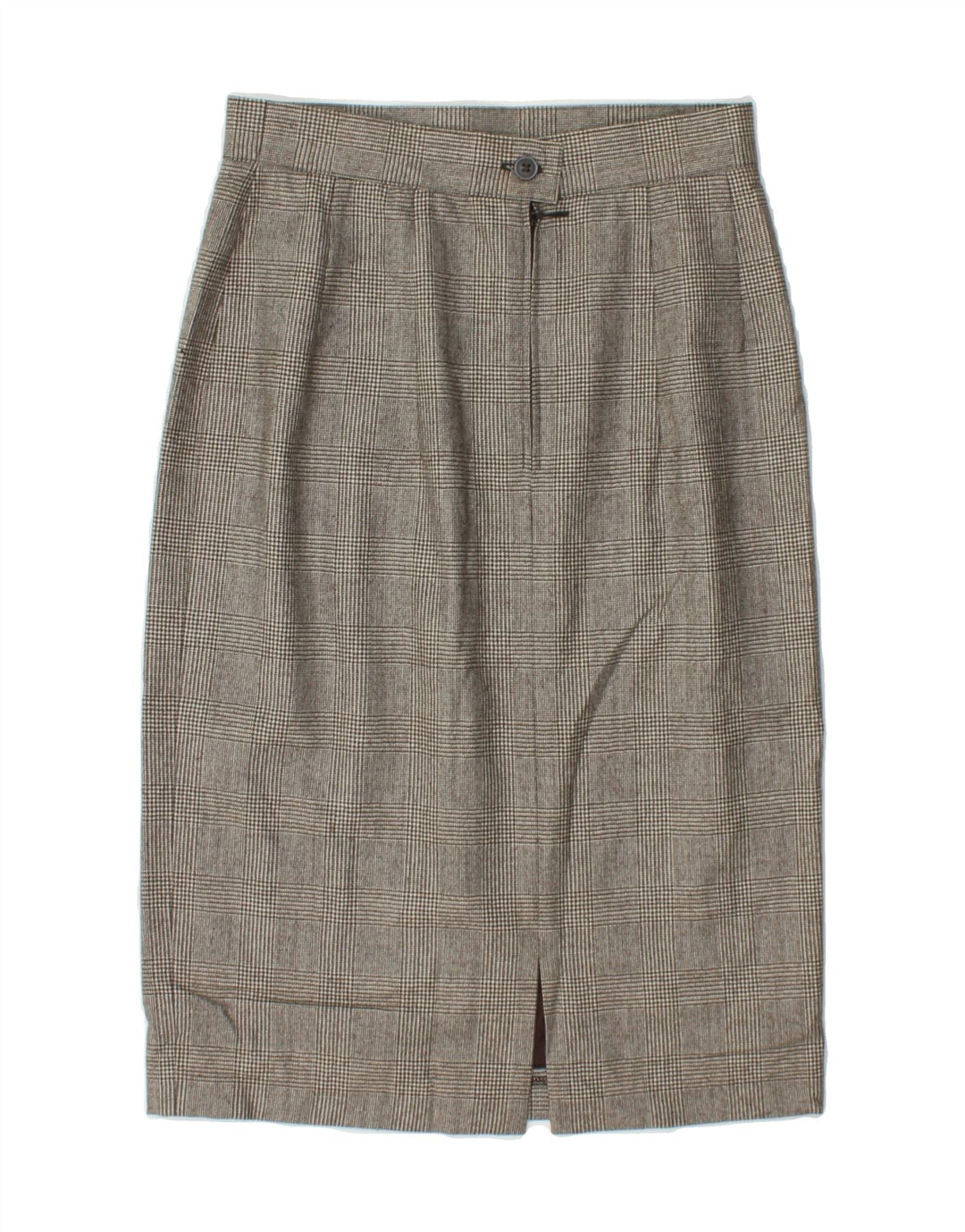 VINTAGE Womens Pencil Skirt EU 34 XS W25  Grey Houndstooth Vintage Vintage and Second-Hand Vintage from Messina Hembry 
