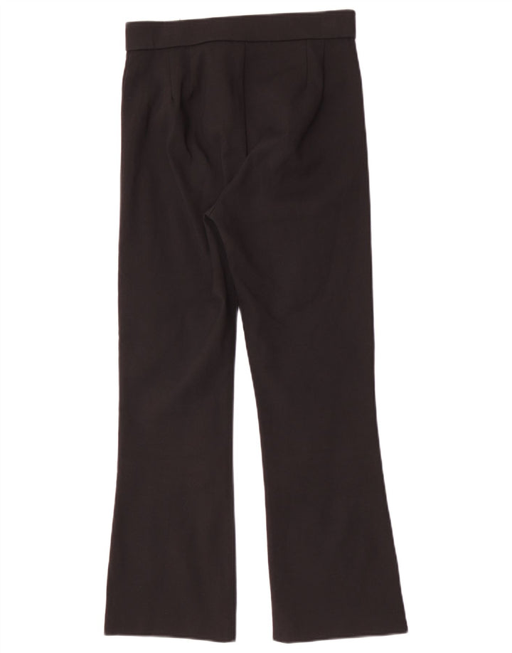 Zara Calça feminina casual bootcut pequena W26 L25 preta