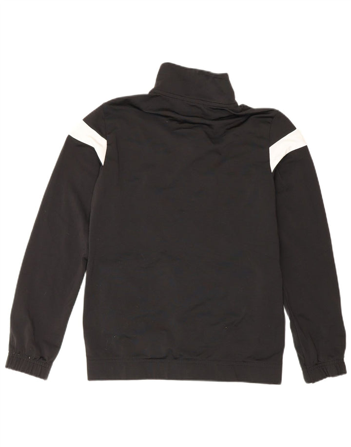 Jaqueta Puma Meninos Treino Top 11-12 Anos Preto Colorblock Poliéster