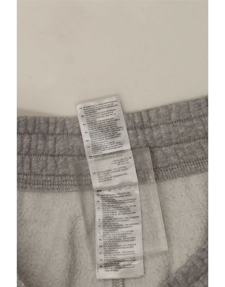 Shorts esportivos masculinos Reebok 2XL algodão manchado cinza