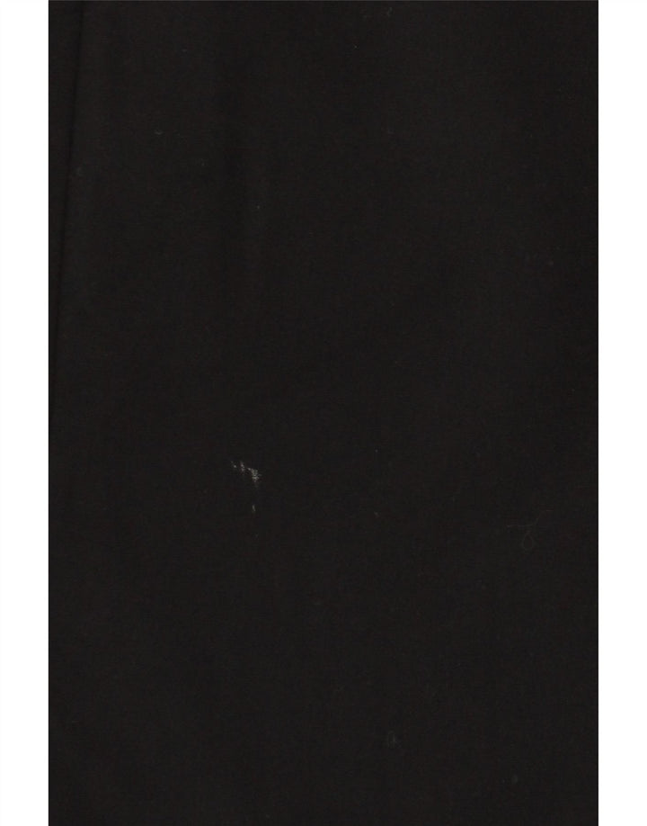 Saia lápis feminina Marks & Spencer UK 10 pequena W28 poliéster preto