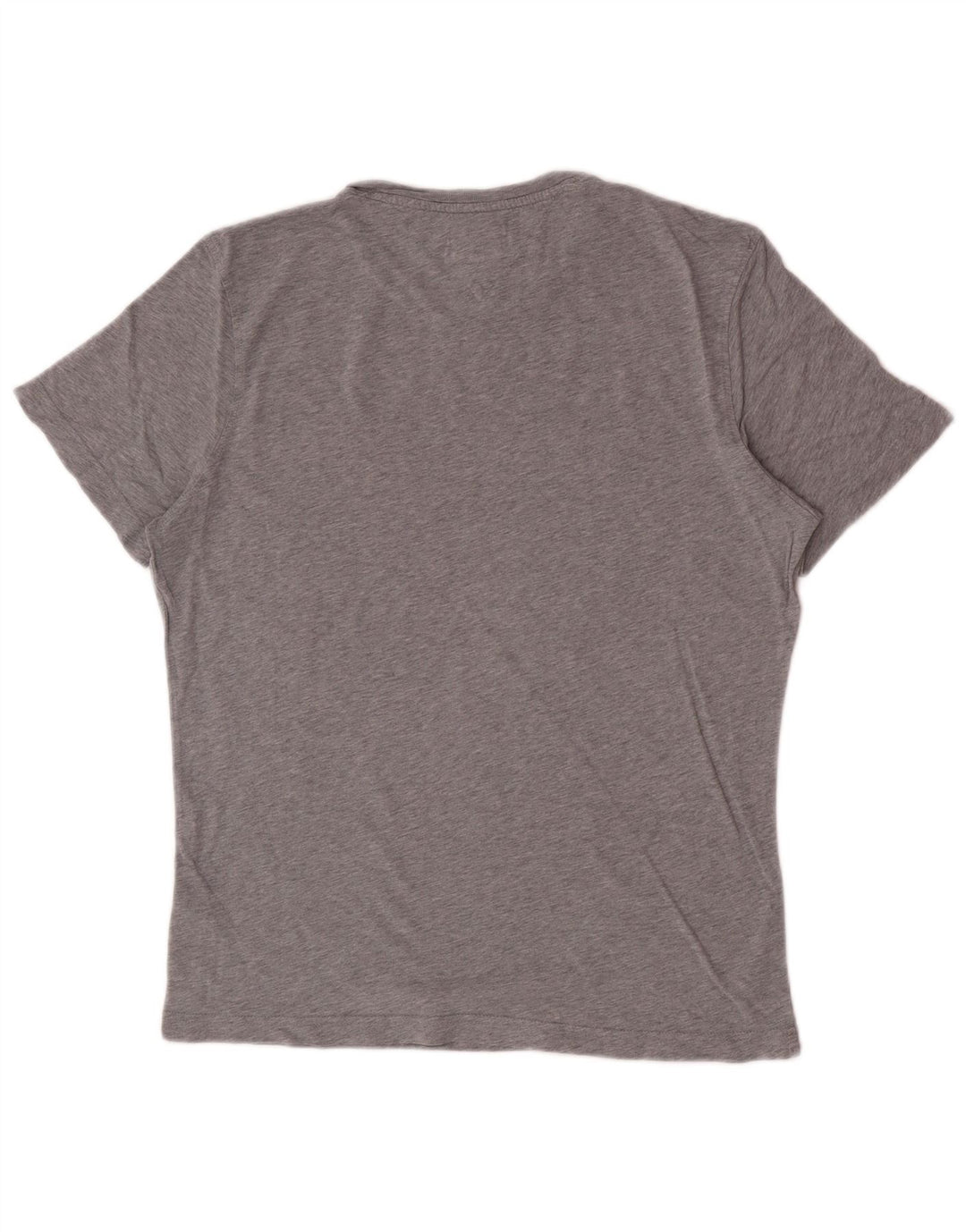 Tommy Hilfiger Camiseta masculina grande algodão cinza