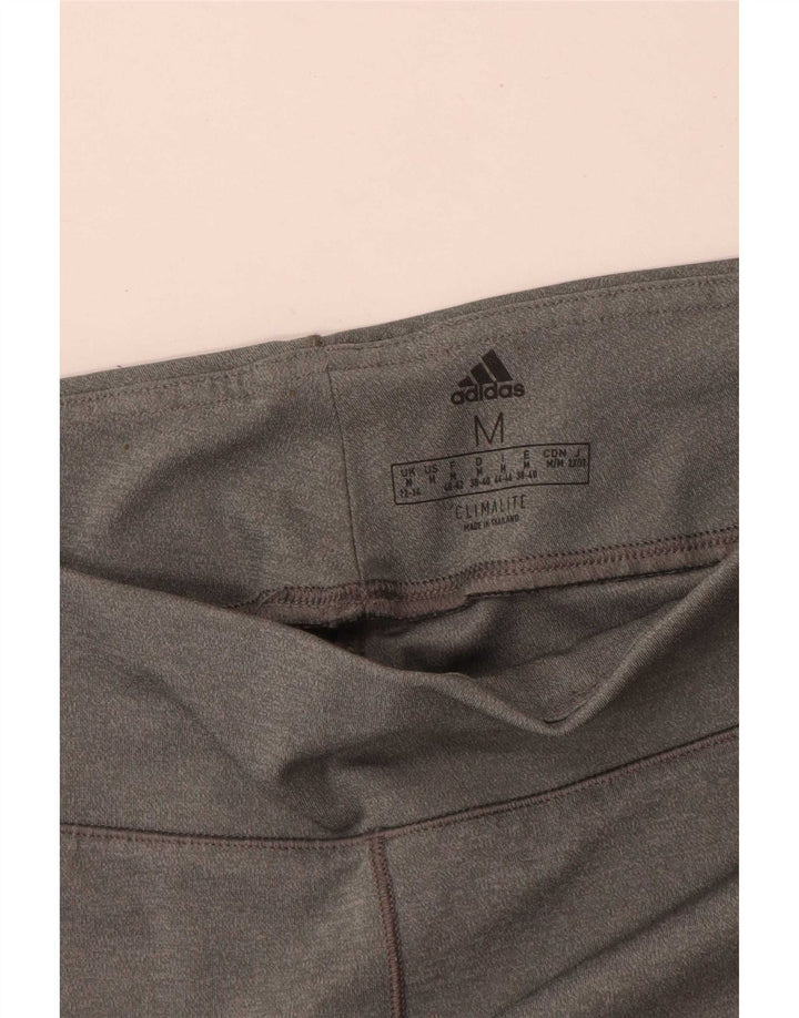 Leggings Adidas Climalite Feminina UK 12/14 Cinza Médio