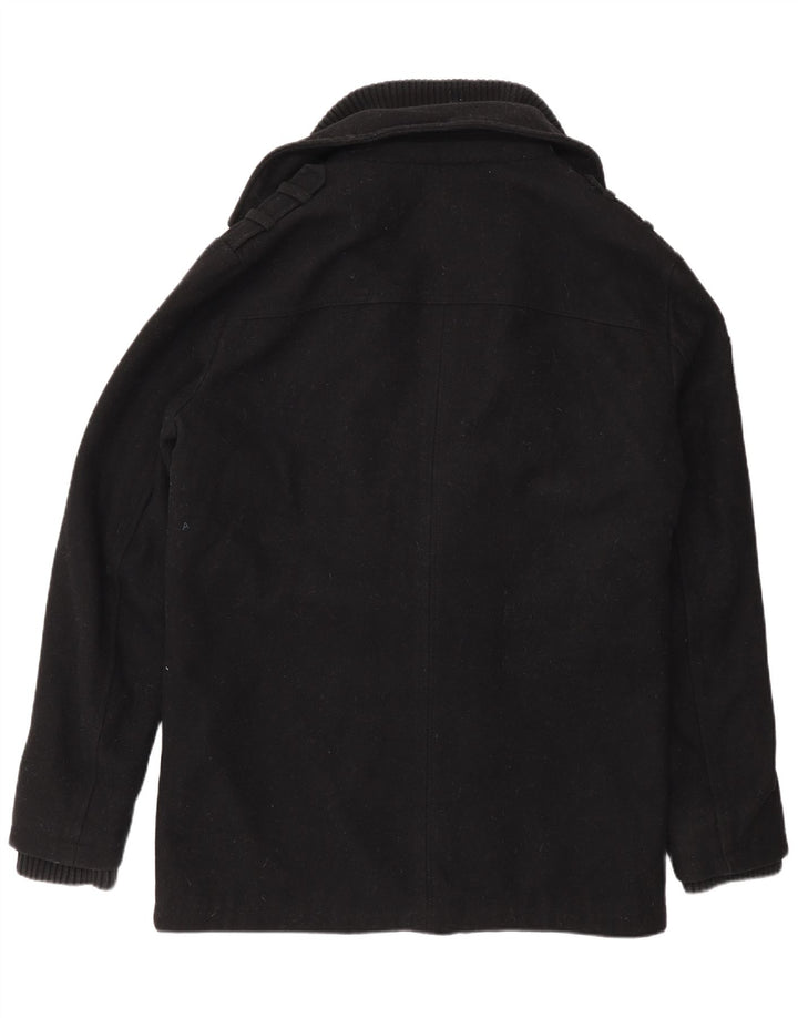 Casaco masculino Pea Jack & Jones Reino Unido 40 grande lã preta