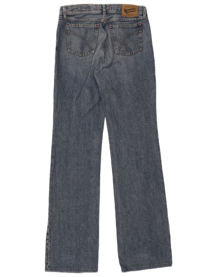Gas Womens Bootcut Jeans W29 L34 Azul Algodão