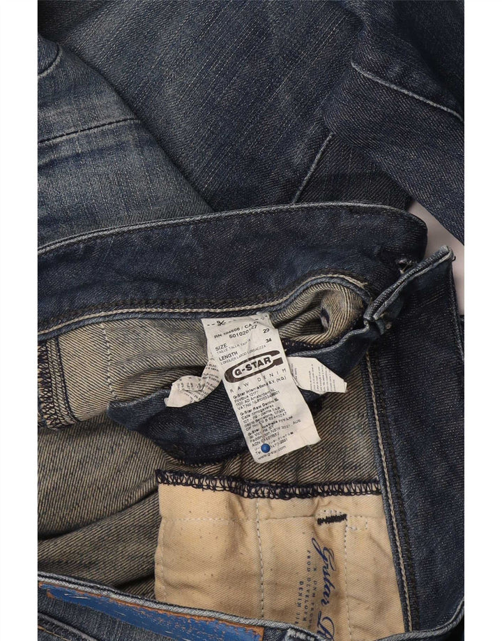 G-Star Masculino Slim Jeans W29 L30 Azul Algodão