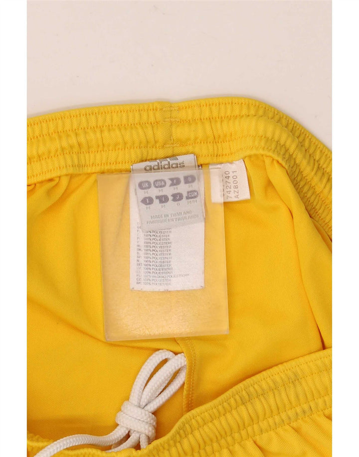 Adidas Mens Climalite Graphic Sport Shorts Médio Poliéster Amarelo