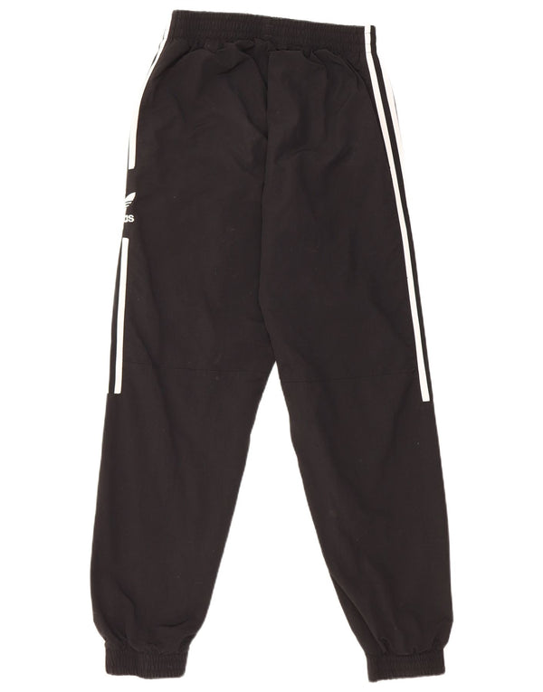 Adidas Mens Treino Calças Joggers Pequeno Preto Nylon