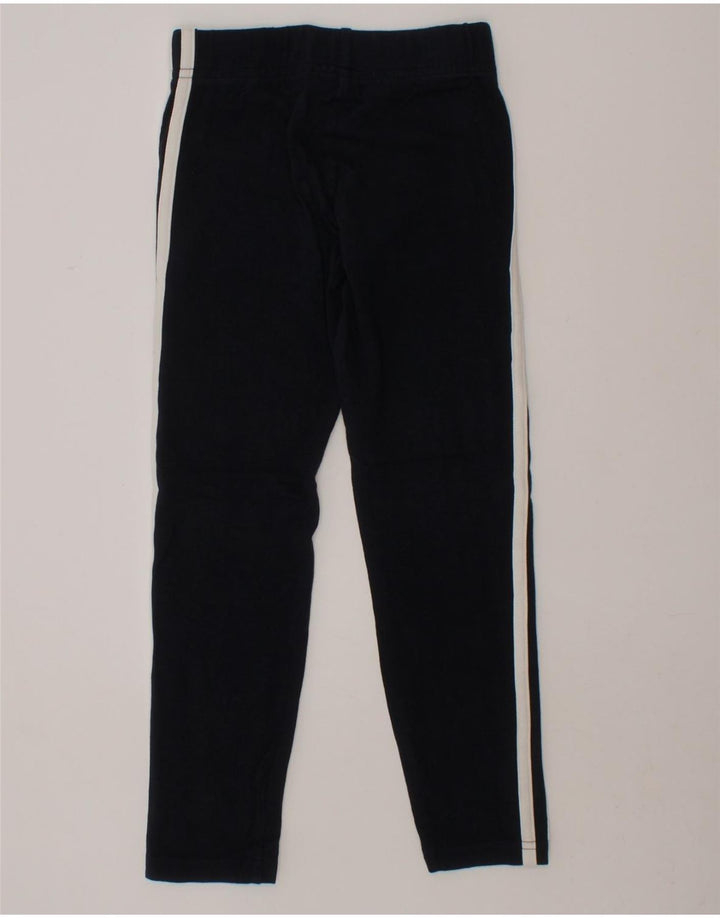 ADIDAS Girls Leggings 7-8 Years  Navy Blue Cotton Vintage Adidas and Second-Hand Adidas from Messina Hembry 