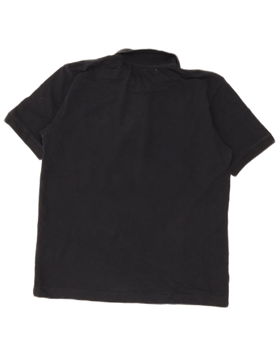 Camisa polo masculina Kappa de algodão preto médio