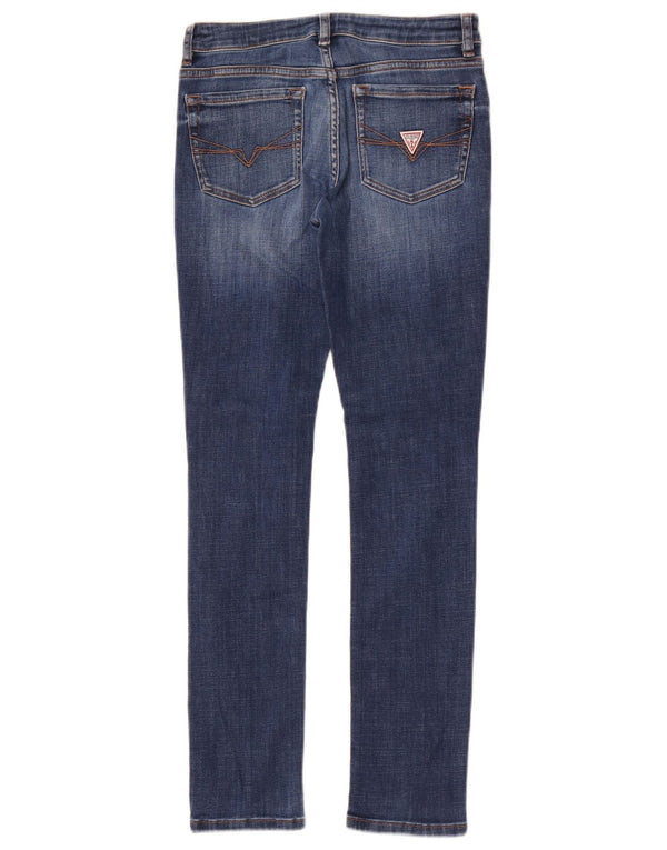 Guess Jeans Skinny Meninas 11-12 Anos W26 L28 Azul Algodão