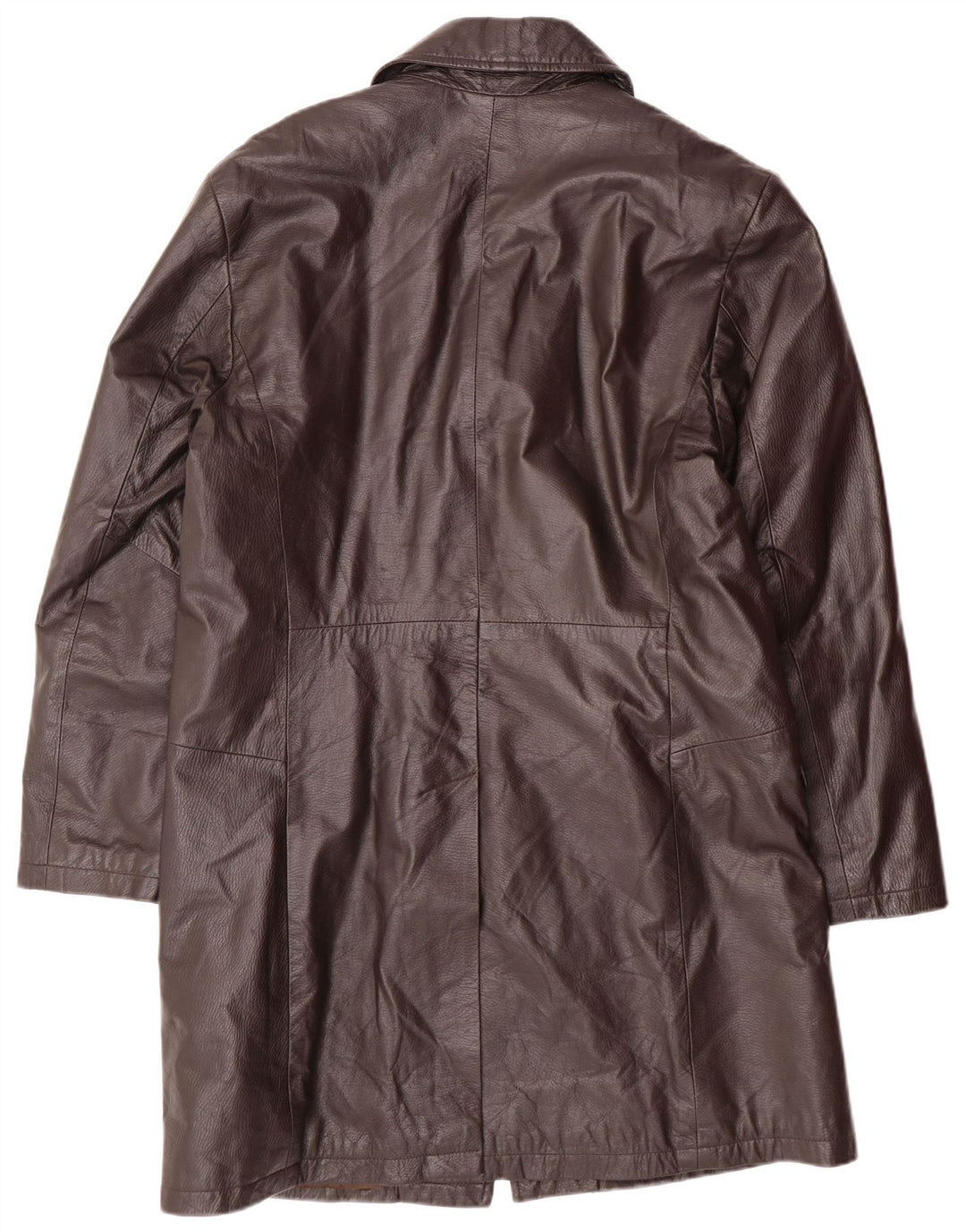 Casaco de couro masculino VINTAGE IT 52 XL couro marrom