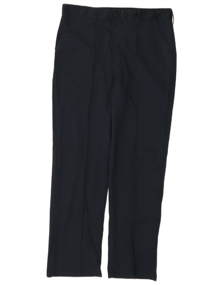 Calças Chino Regulares Masculinas Dickies W32 L31 Azul Marinho Poliéster