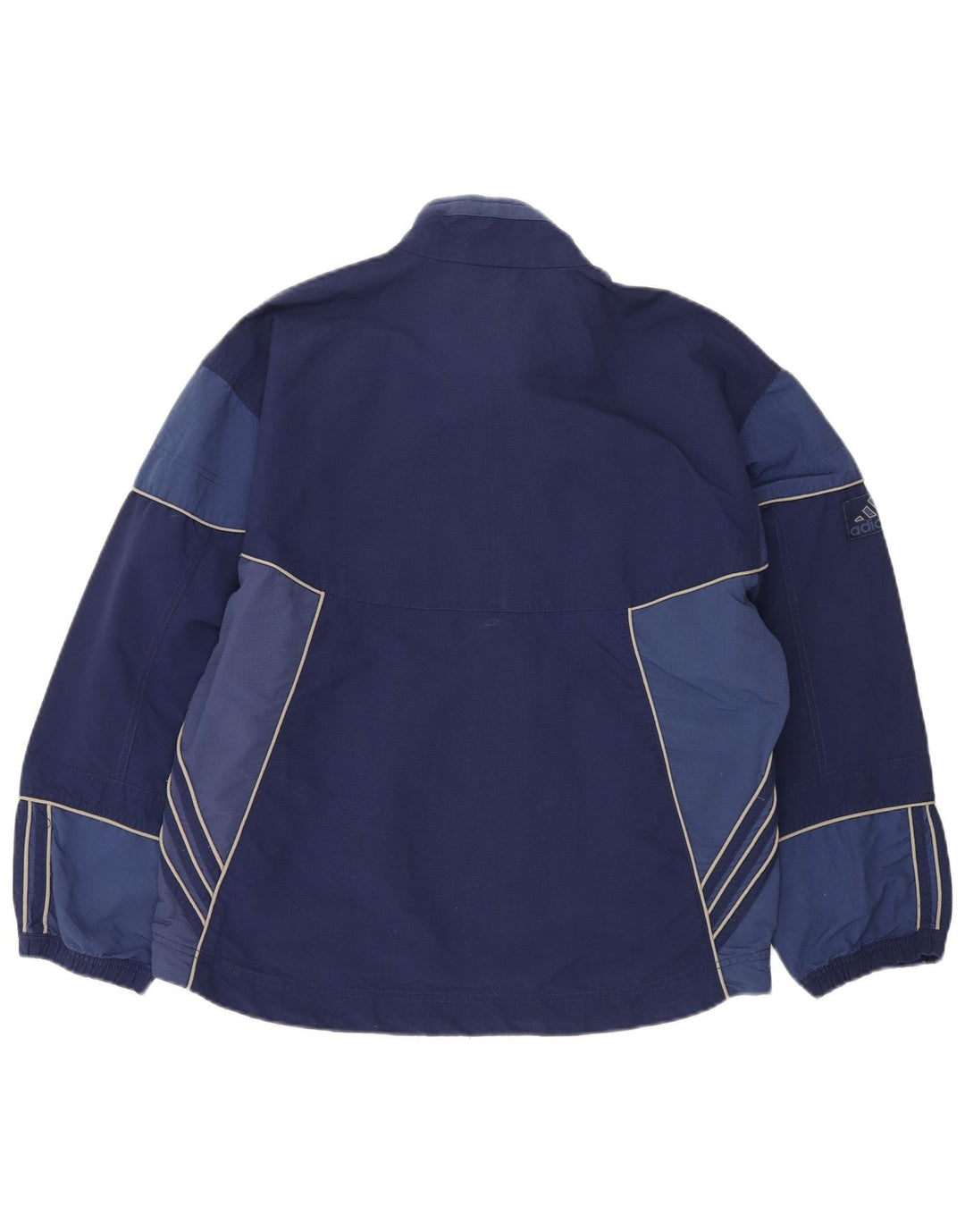 Adidas Mens Tracksuit Top Jacket UK 38/40 Médio Azul Marinho Colorblock