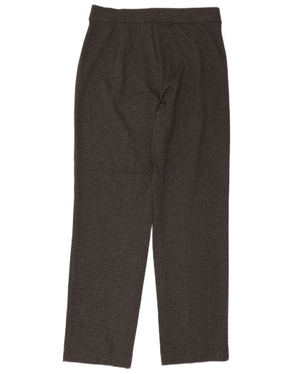 Calça casual feminina Marks & Spencer Reino Unido 12 médio W30 L29 cinza