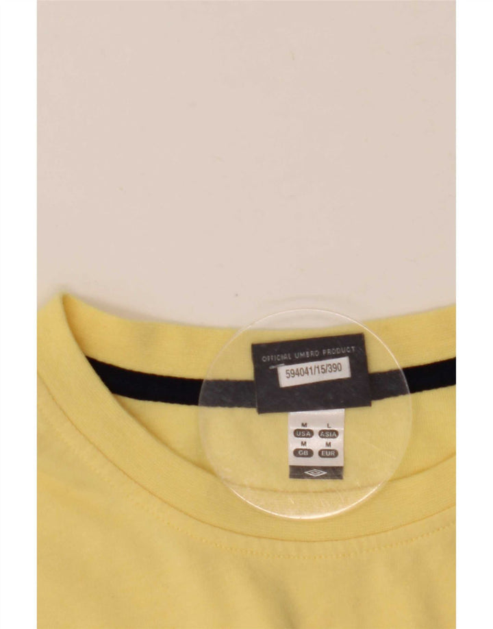 Umbro Camiseta Masculina Top Médio Poliéster Amarelo