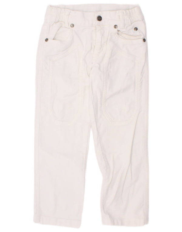 Calça Jeckerson Boys Reta Casual 3-4 Anos W20 L17 Algodão Branco
