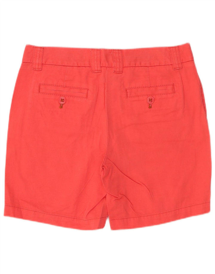 J. Crew Shorts feminino City Fit Chino US 4 pequeno W32 algodão rosa