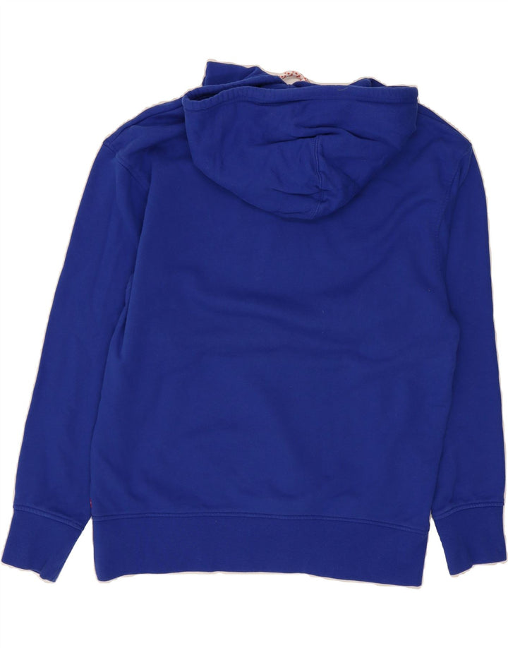 LEVI'S Mens Relaxed Fit Graphic Hoodie Jumper Medium Blue Vintage Levi's and Second-Hand Levi's from Messina Hembry 