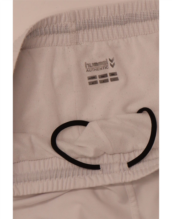 HUMMEL Masculino Authentic Graphic Sport Shorts Médio Branco