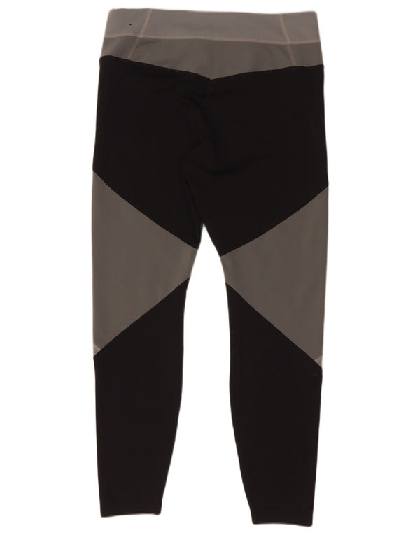 Leggings Nike Dri Fit Crop Femininas UK 14 Grande Bloco Colorido Multicolorido