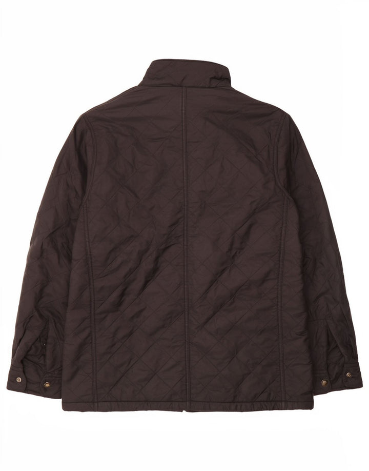 Jaqueta acolchoada masculina Barbour UK 42 XL poliamida preta