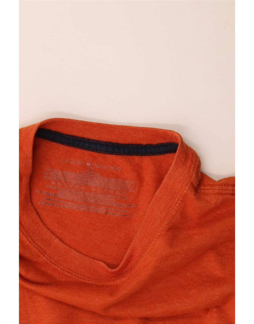 Camiseta masculina Tommy Hilfiger Top laranja médio