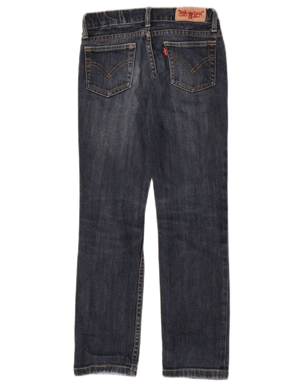 Jeans retos para meninos Levi's 7-8 anos W22 L23 algodão azul marinho