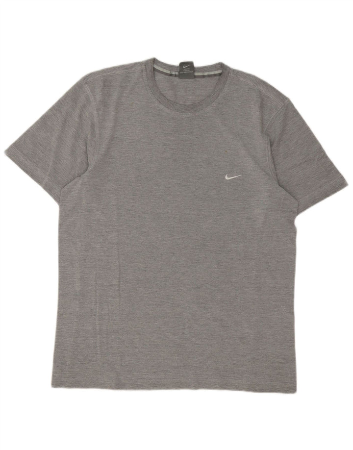 Camiseta masculina Nike grande cinza