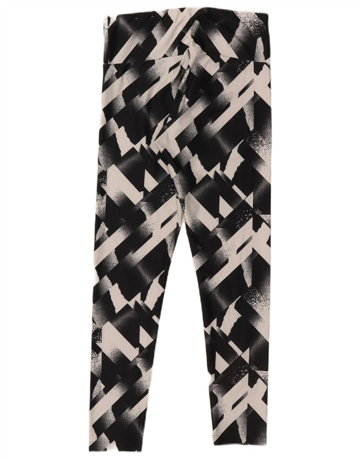 Leggings Puma Feminino UK 12 Médio Preto Geométrico