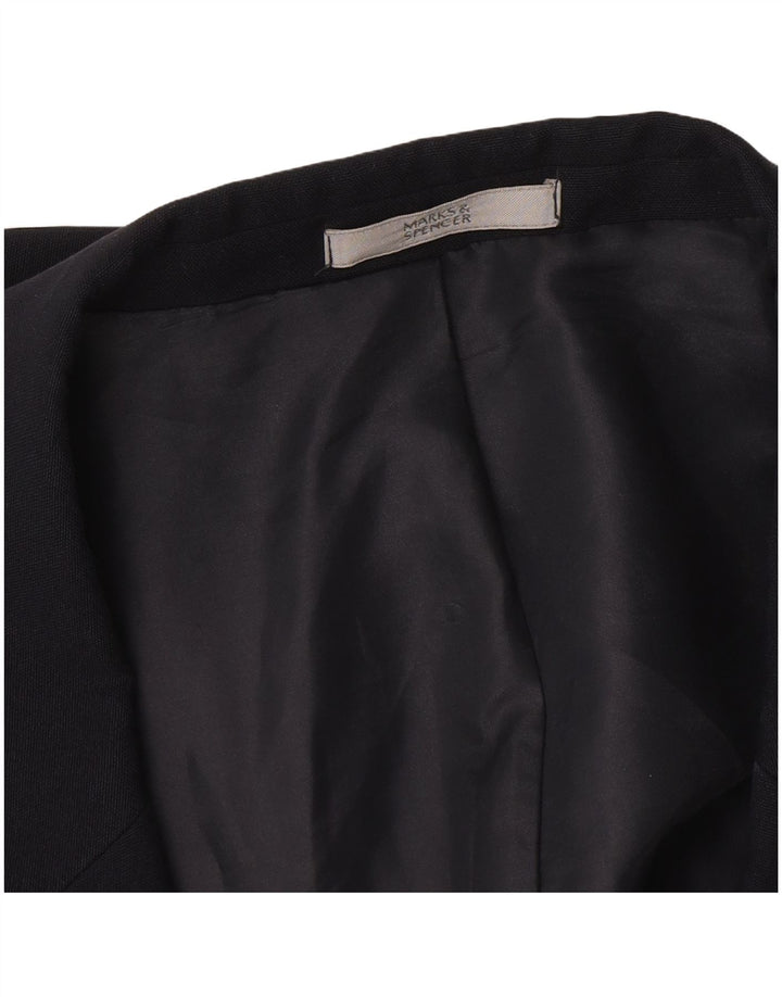 Jaqueta blazer masculina de 2 botões Marks & Spencer Reino Unido 38 azul marinho médio